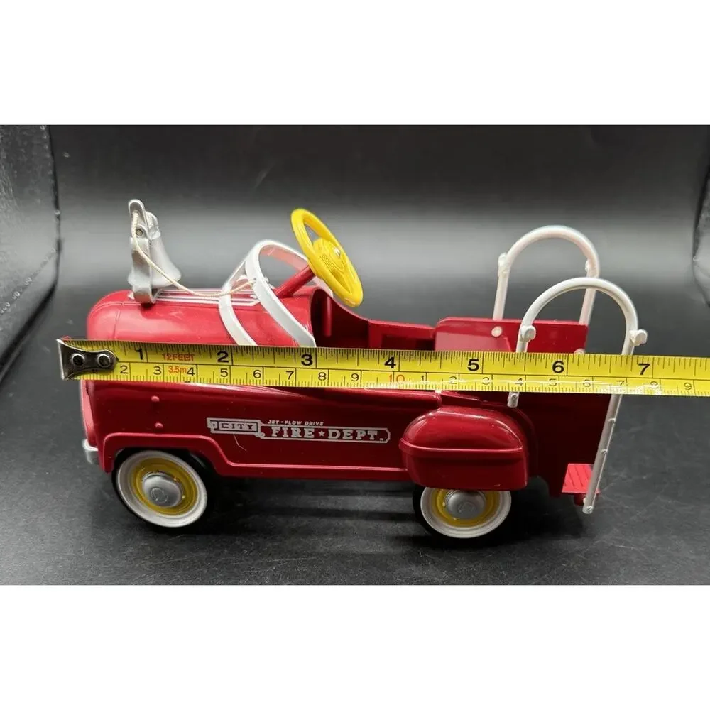 Hallmark Kiddie Car Classics Fire Dept Pedal Car 1991 Numbered No Box -S1
